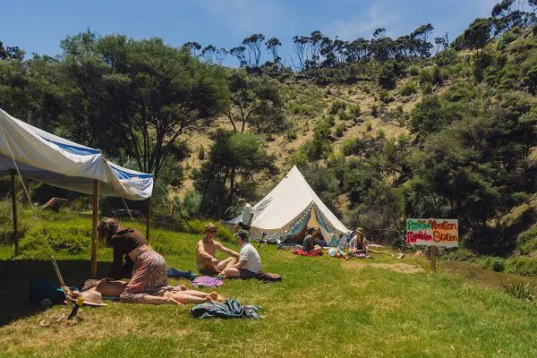 Quiet zone NZ summer festival
