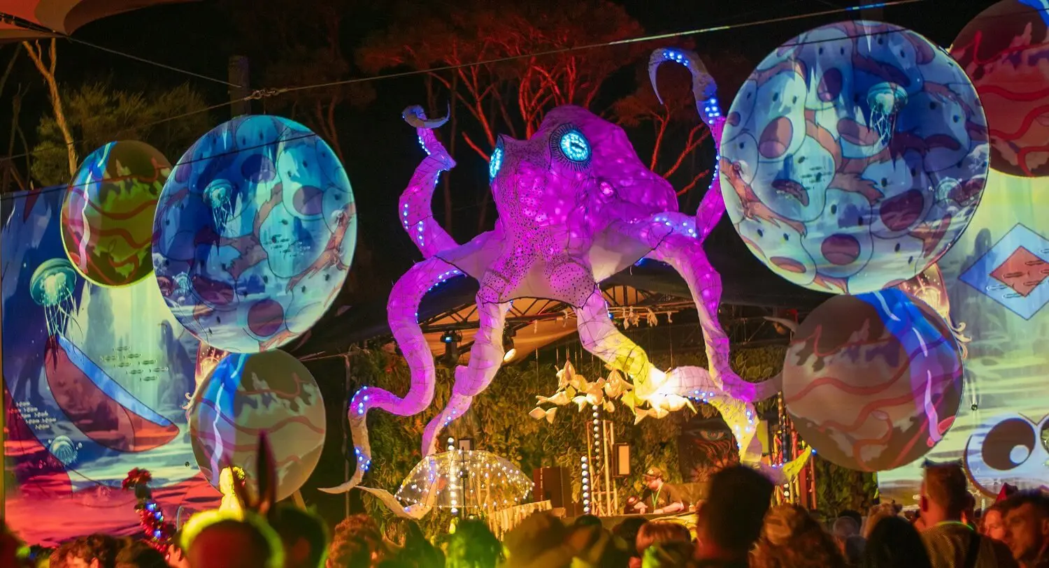 White Stag festival decor Music Festival Camping