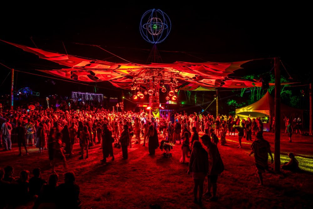 NZ music festival dance floor