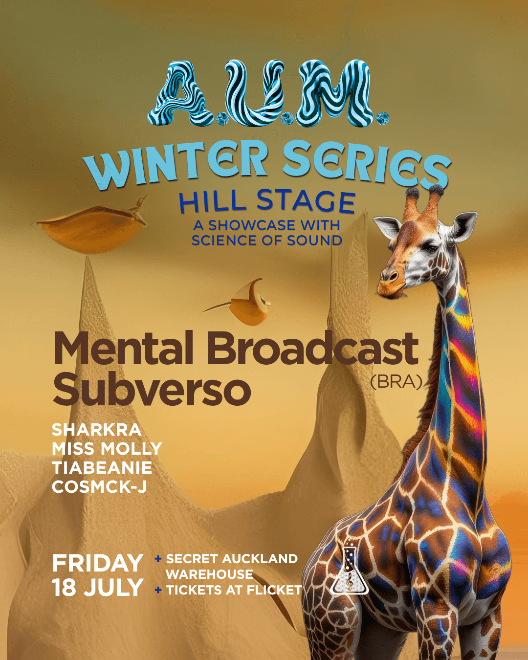 Psytrance event 18 July 2025 Danny Howells Auckland 6 June 2025