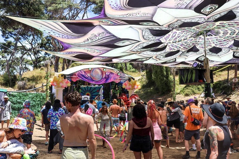 Music Festival Techno Stage at AUM Festival